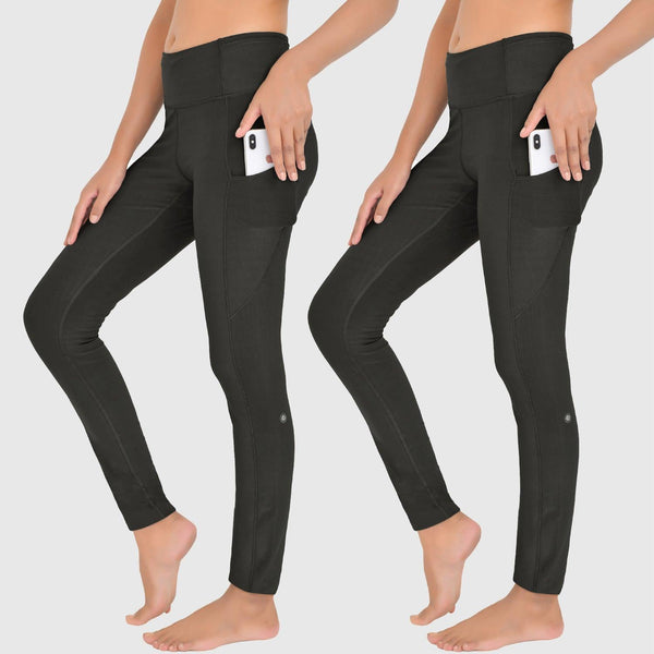 Hoher Taille Leggings | SCHWARZ - Full Time Sports Germany 